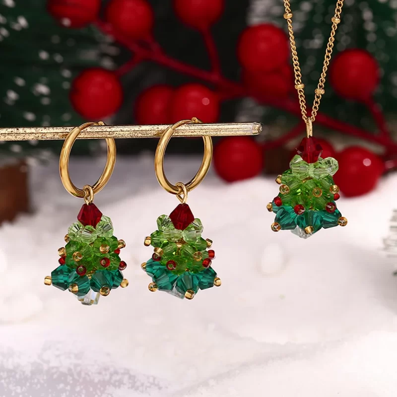 christmas clip on earrings
