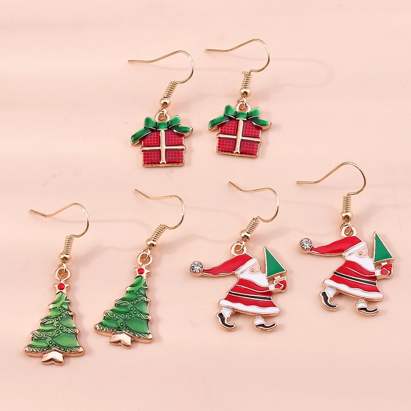 elegant christmas earrings
