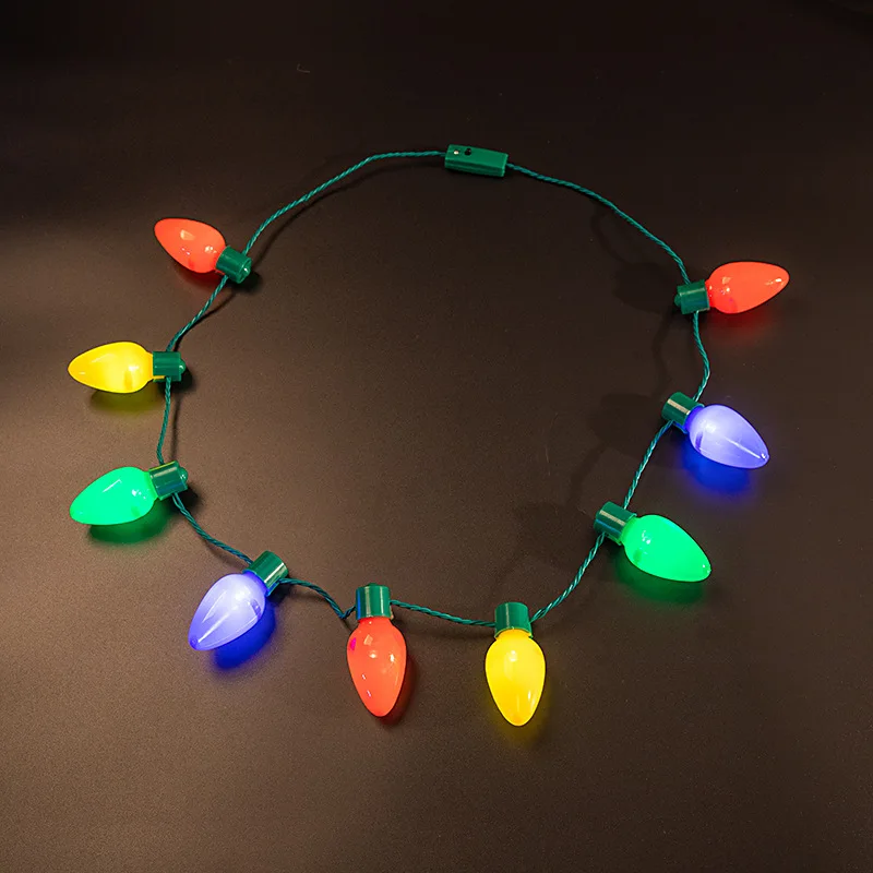 light up christmas necklace