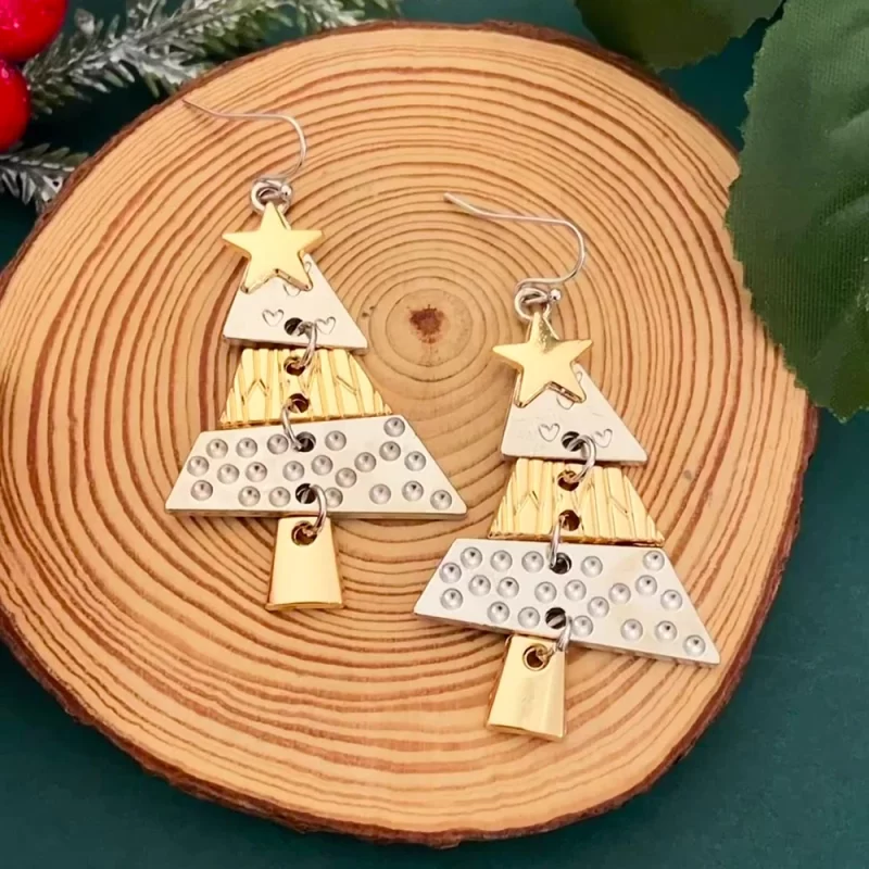 girls christmas earrings