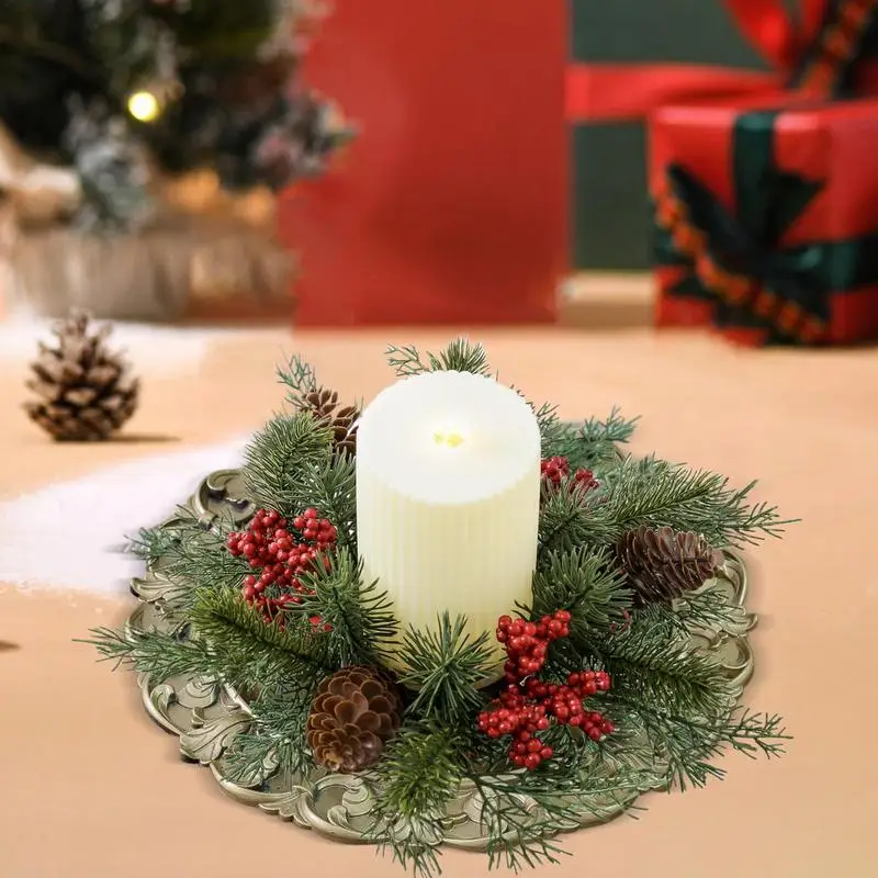 christmas candle ring
