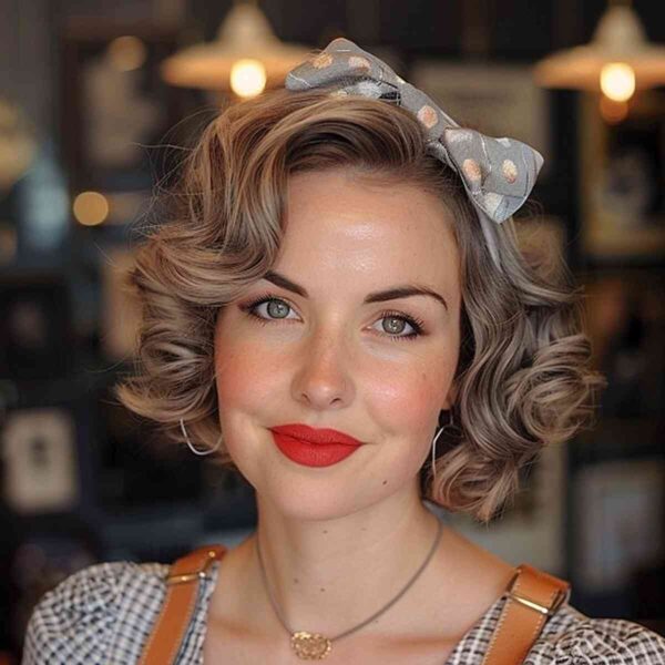 retro 60s hairstyles with headbands