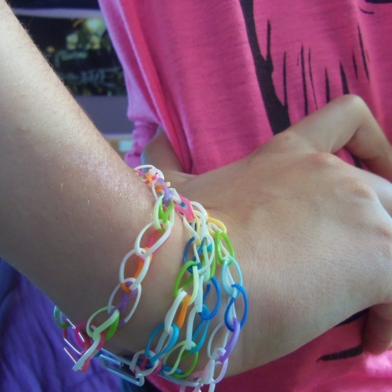 bracelets with rubber bands