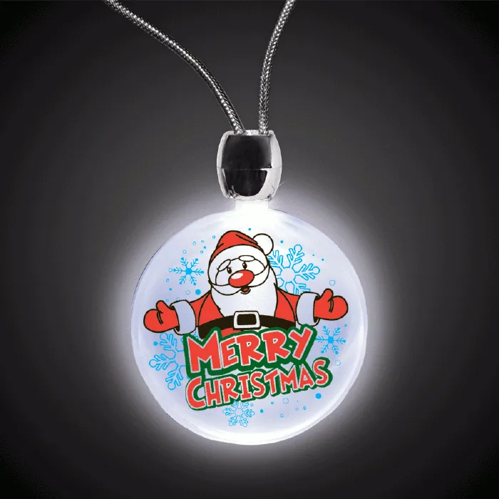 light up necklace christmas