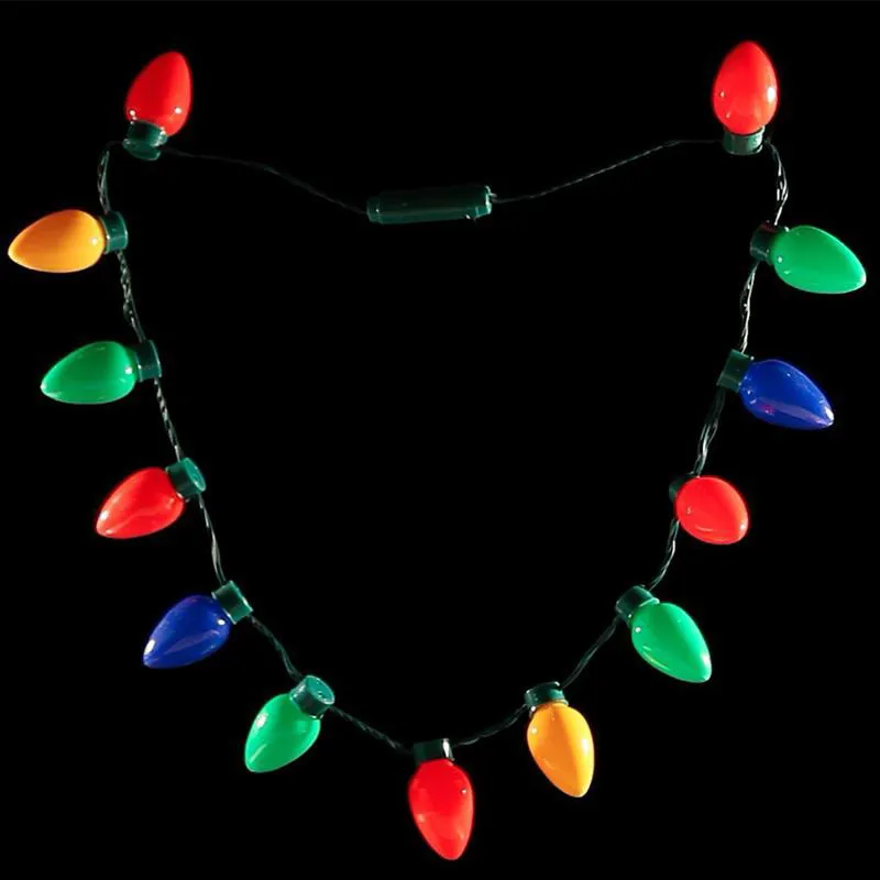 light up christmas necklace