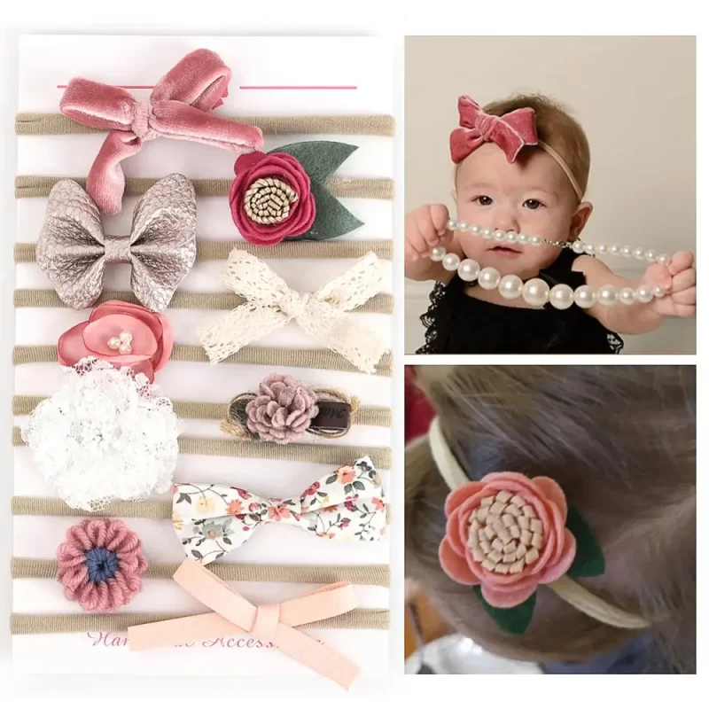 baby girl headbands and bows