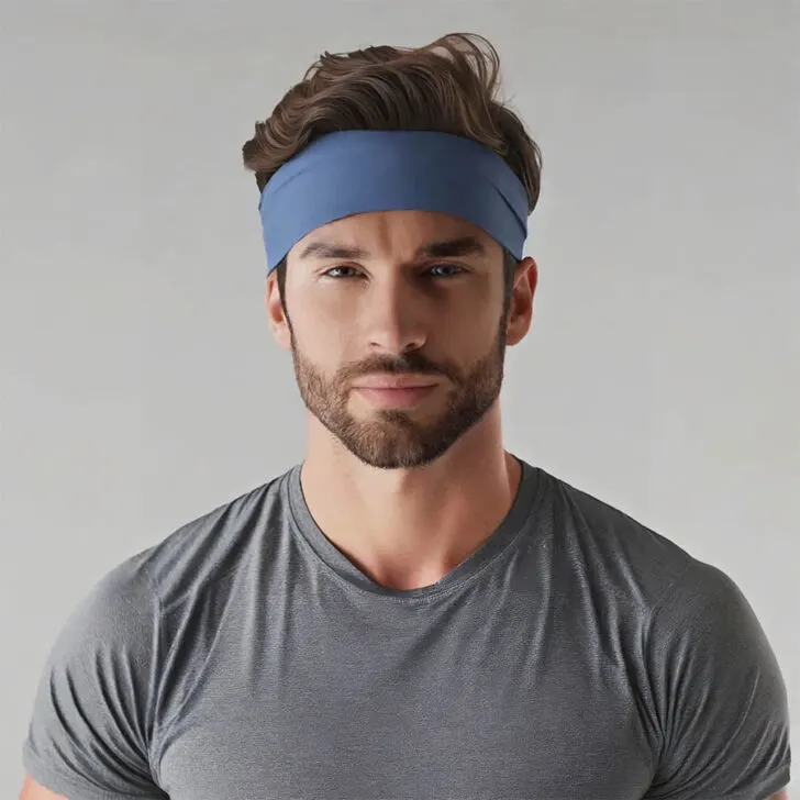 men wearing headbands