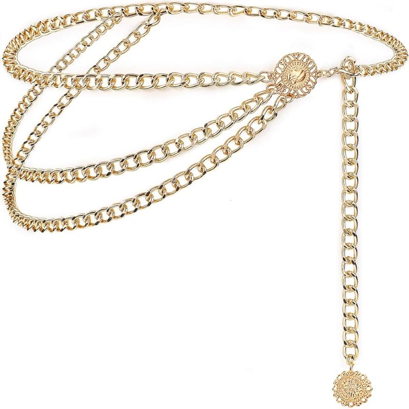 gold waist chain belt