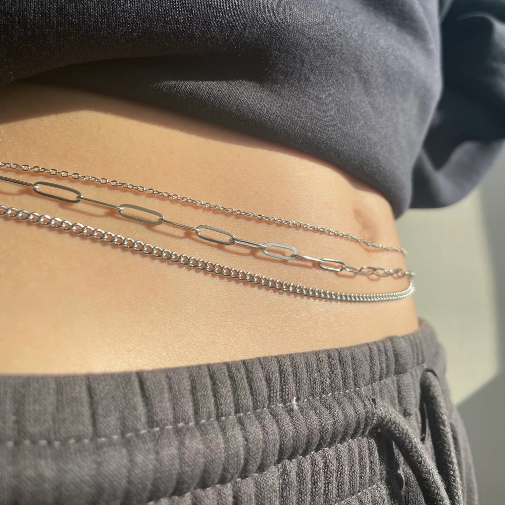 permanent waist chain