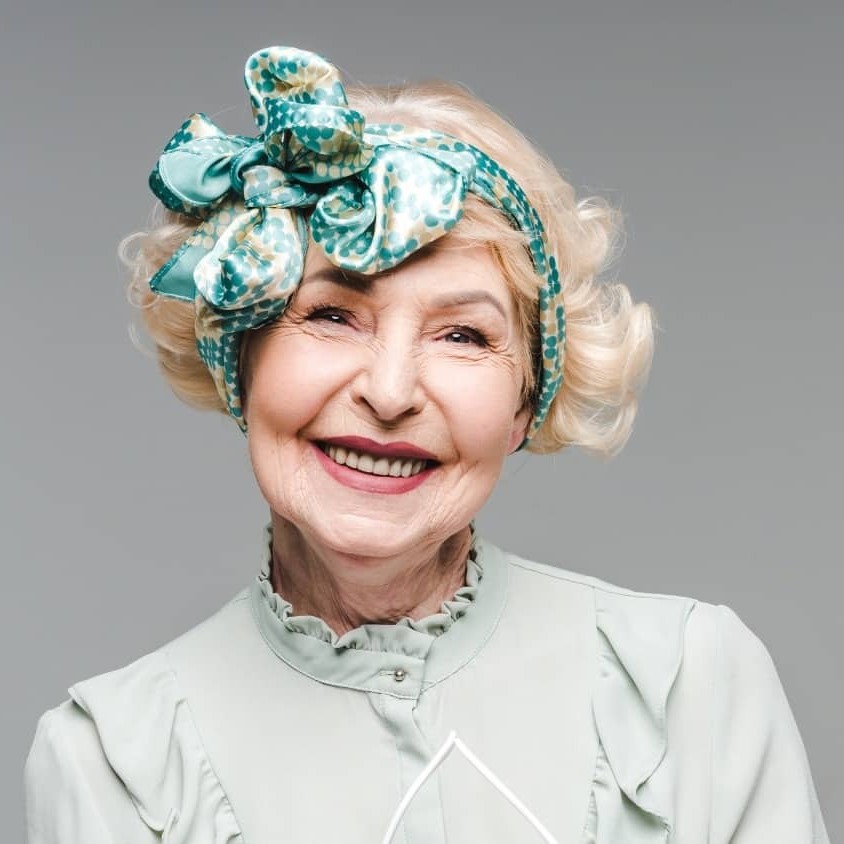 how to wear headbands for older ladies