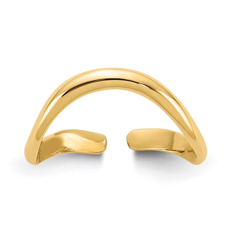 14k gold toe ring