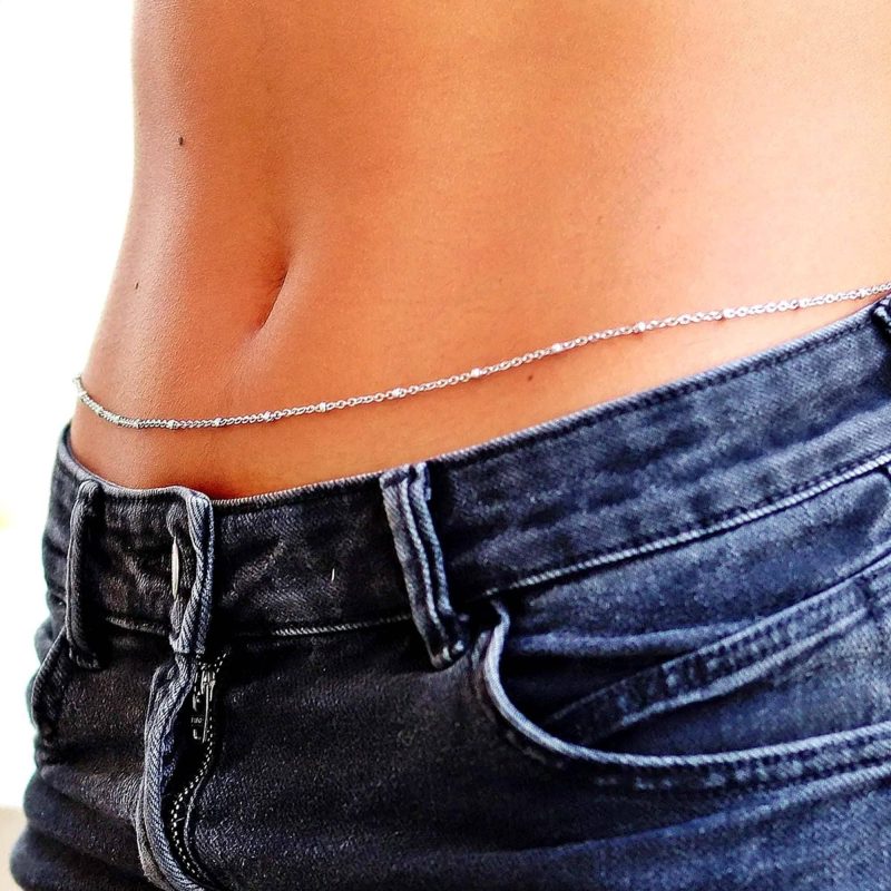 waist chain silver