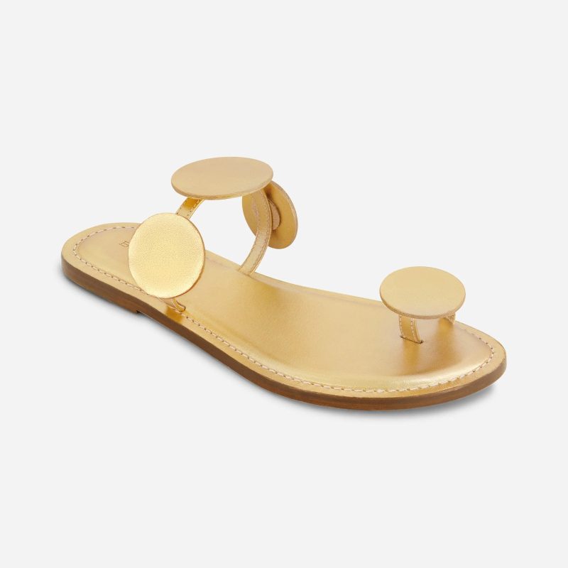 gold toe ring sandals
