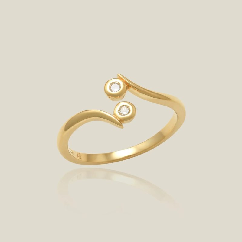 14k gold toe ring