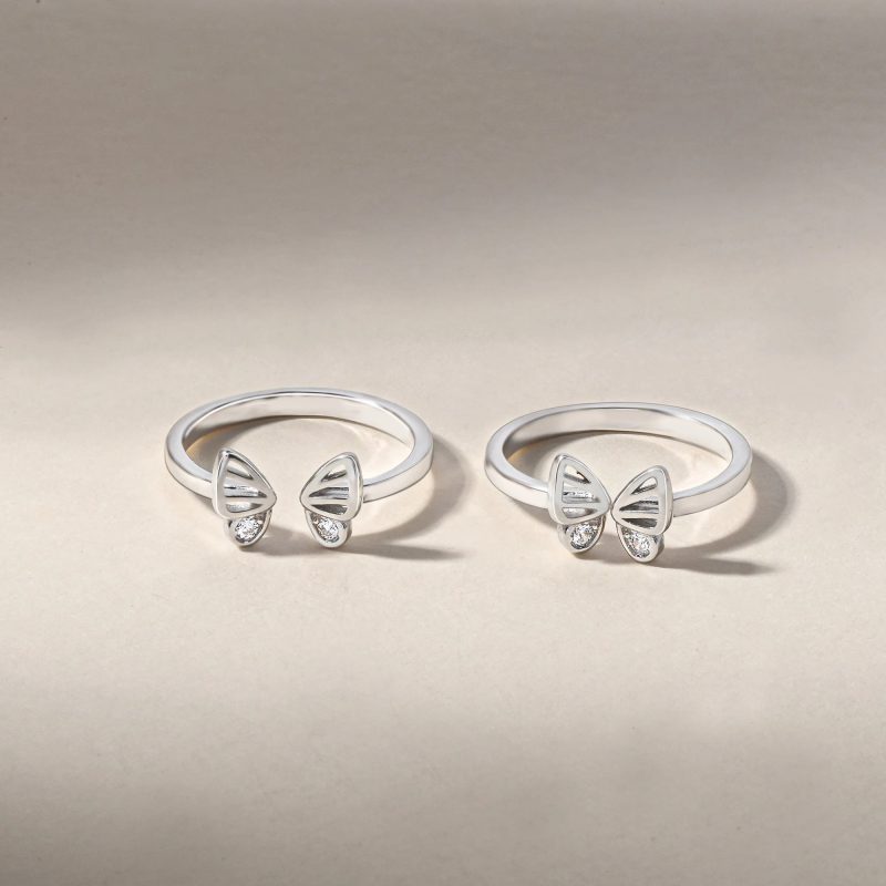 toe ring silver
