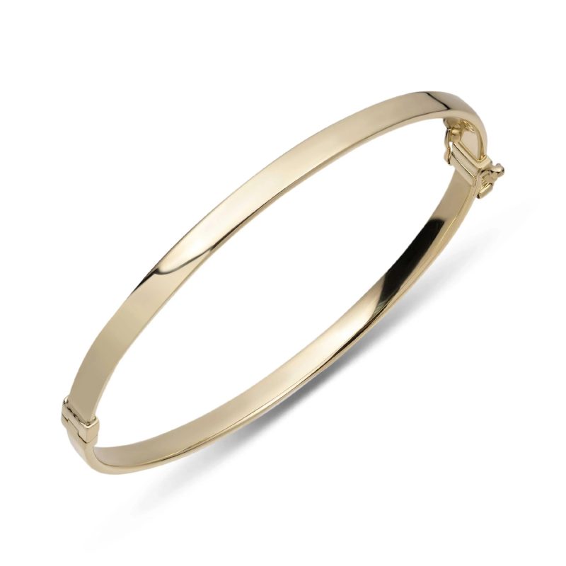 10k gold bangle bracelet
