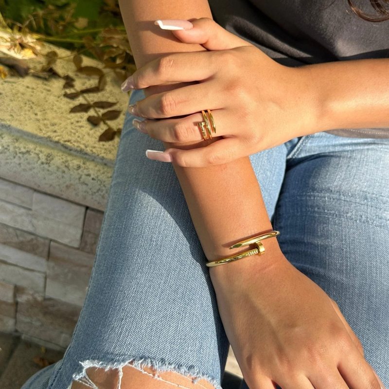 nail bangle bracelet