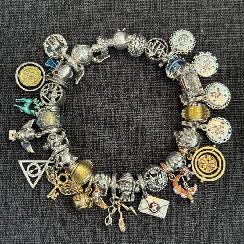charms on a pandora bangle