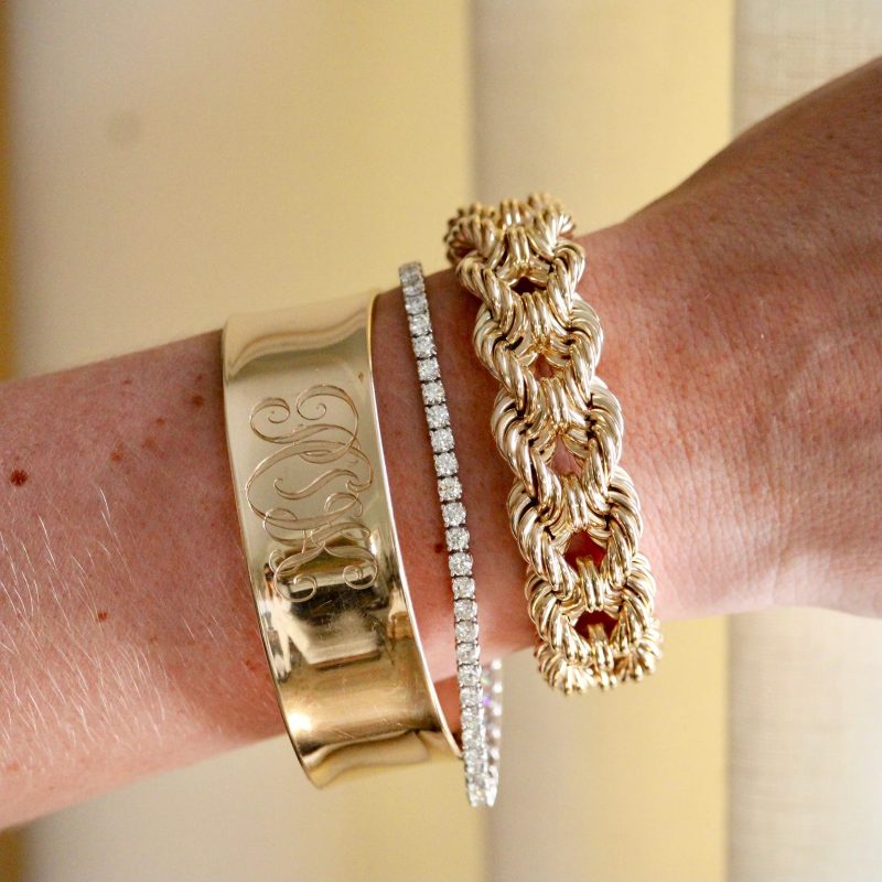 bangle gold bracelet