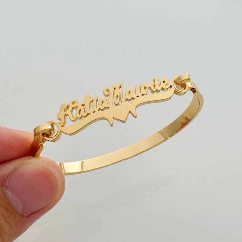 name bangle bracelet