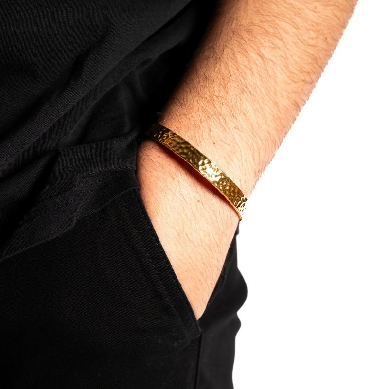 mens gold bangle