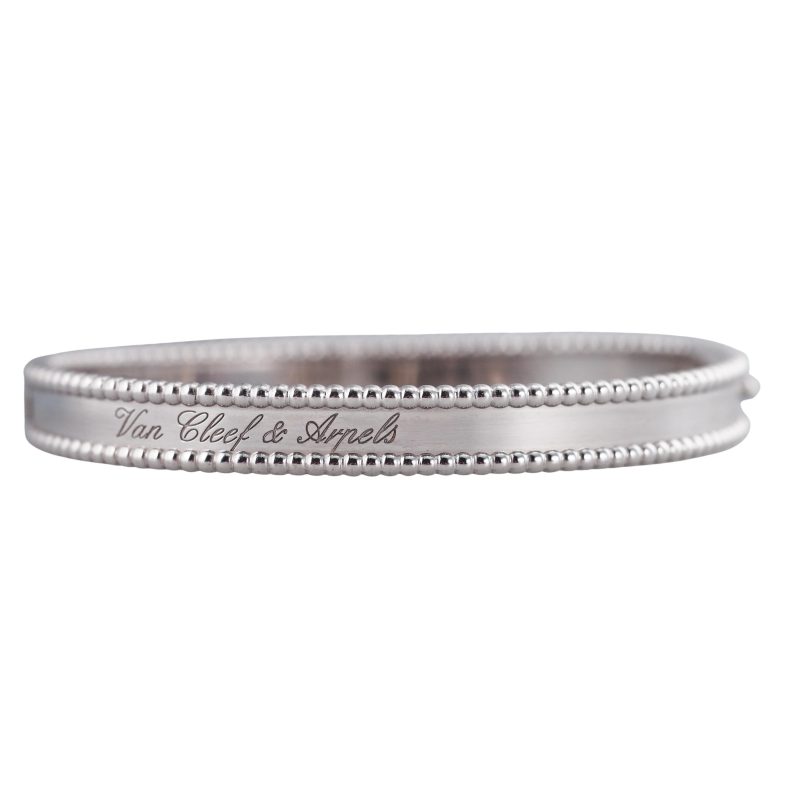 white gold bangle bracelet