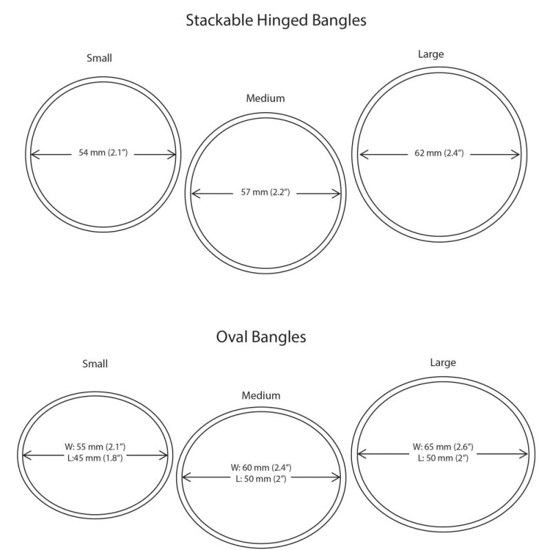 bangle size chart