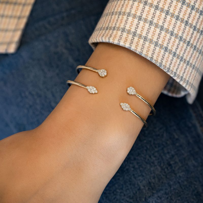 open bangle bracelet