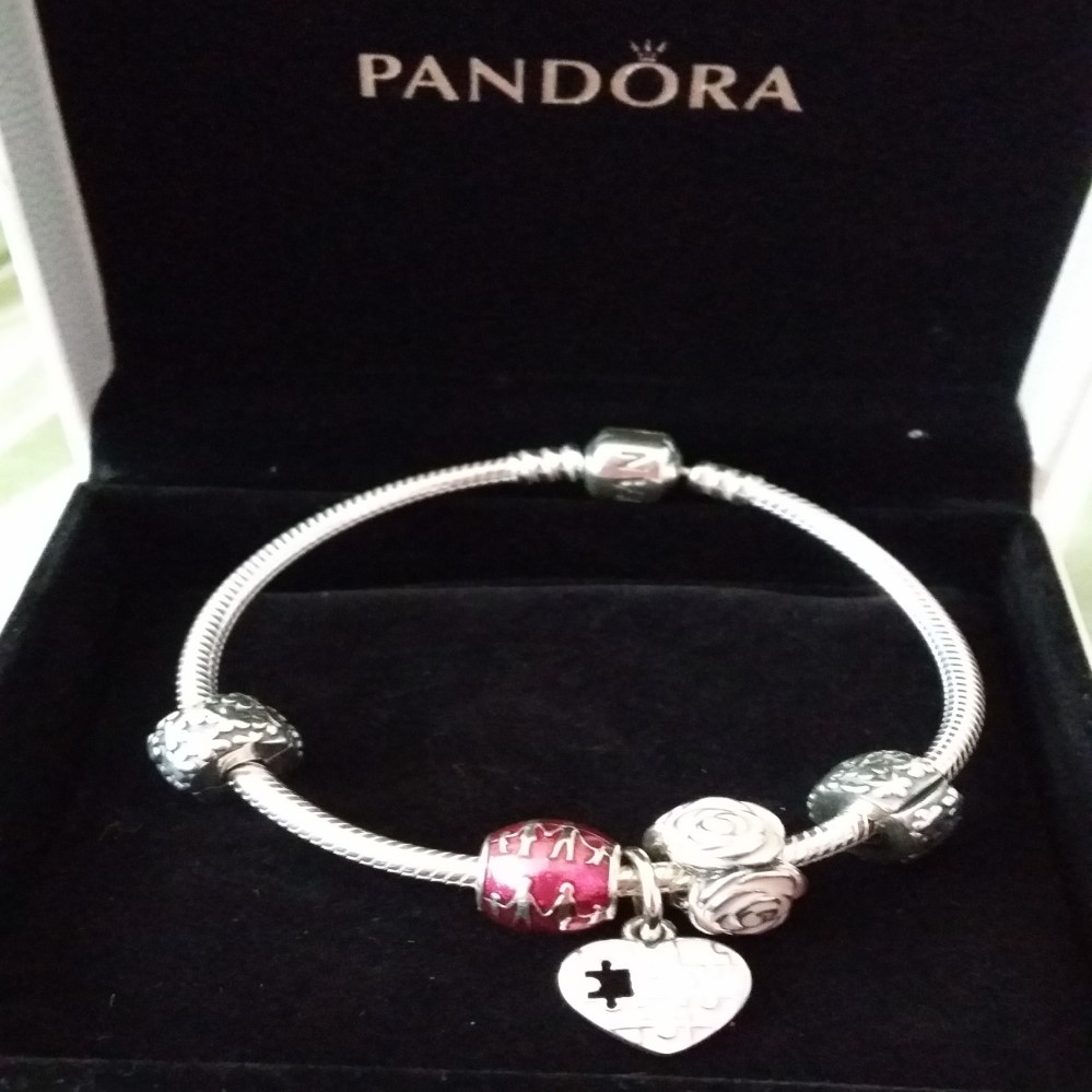 charms on a pandora bangle