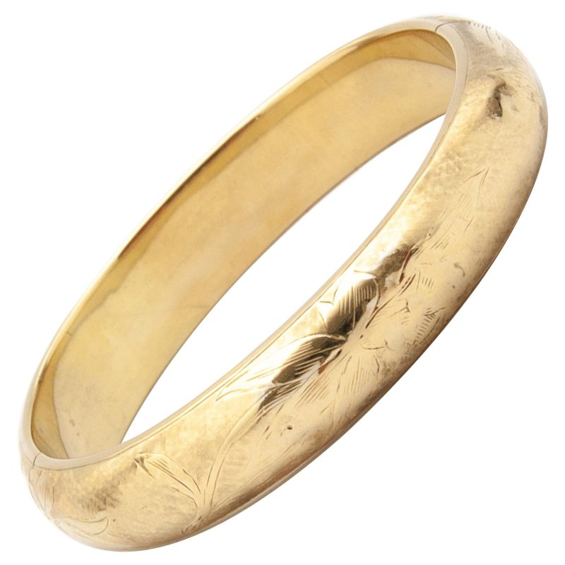 bangle bracelet gold