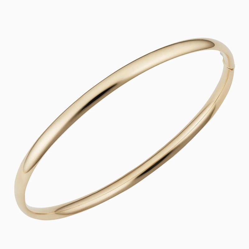 gold bangle bracelet 14k