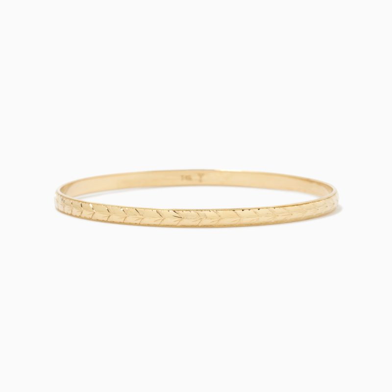 engraved bangle