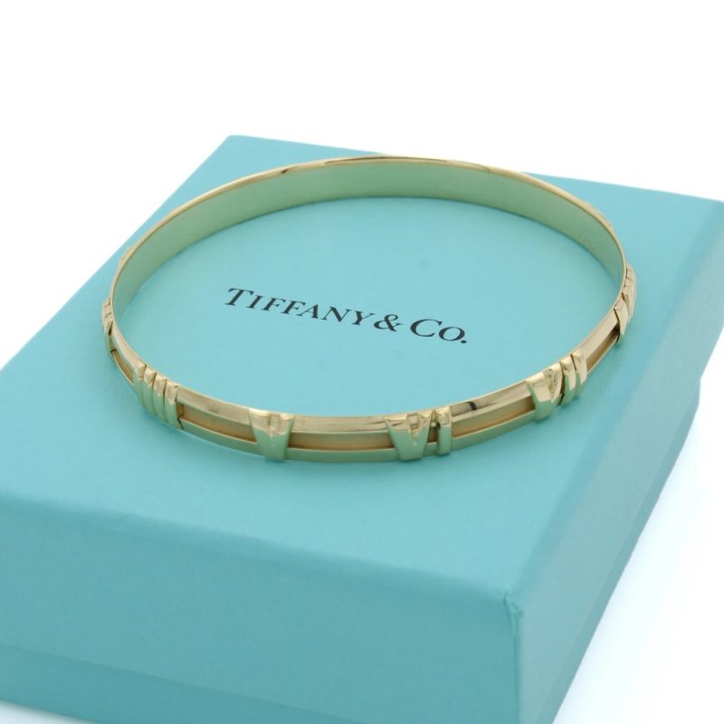 tiffany gold bangle