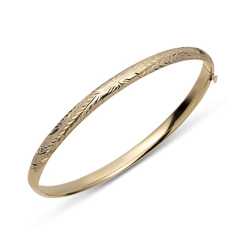 10k gold bangle bracelet