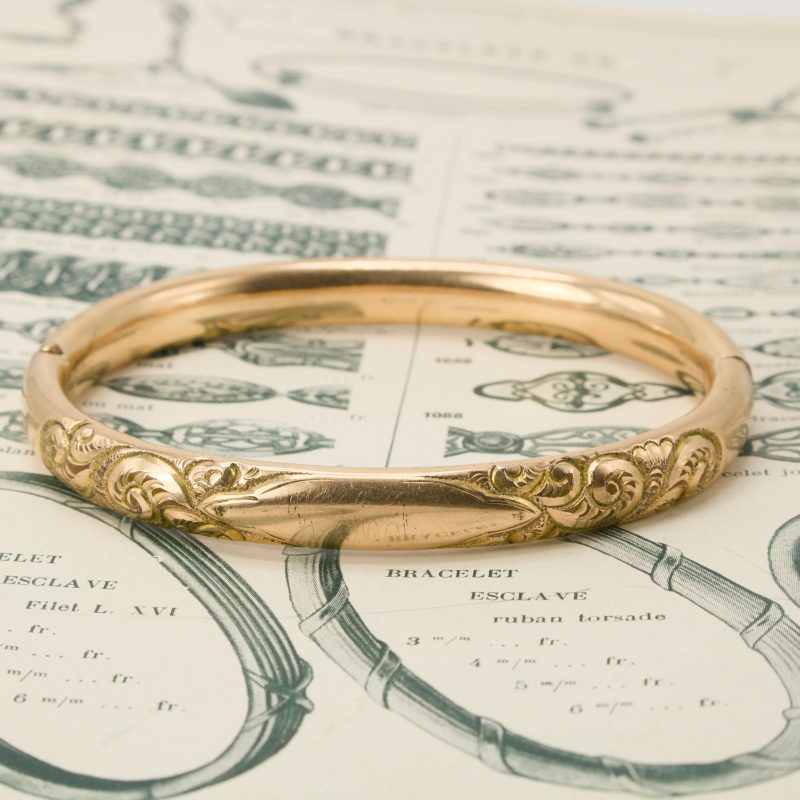 vintage gold bangle