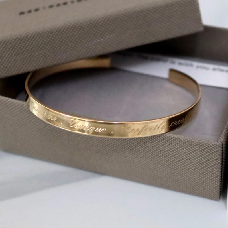 personalised bangle