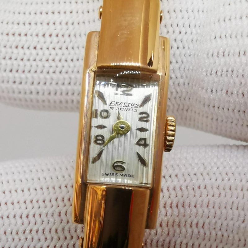 gold bangle watch