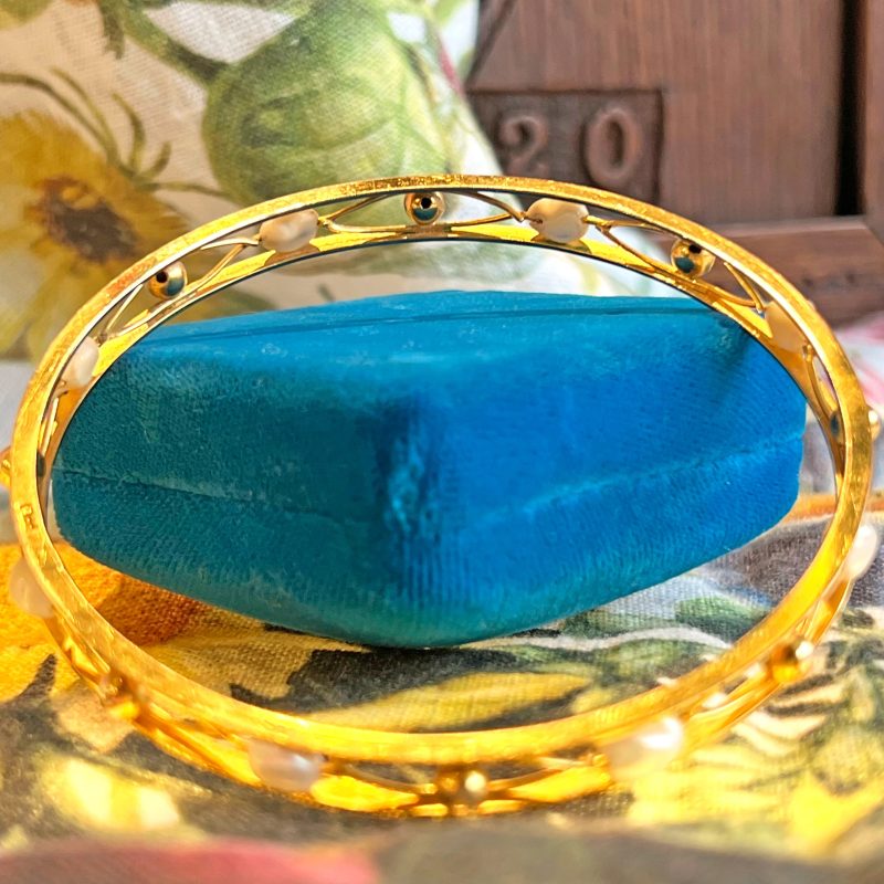 vintage gold bangle