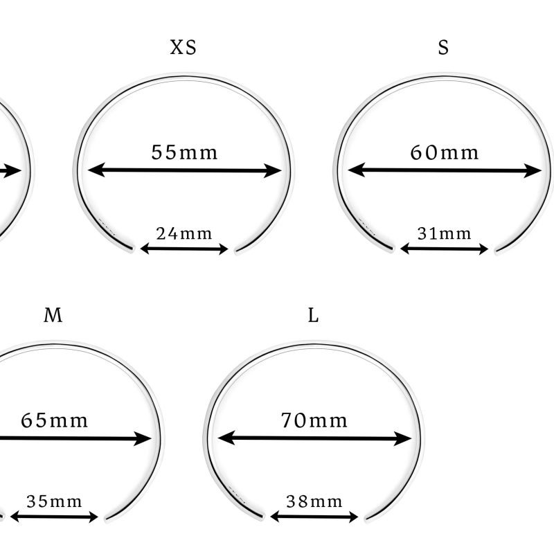 bangle size chart
