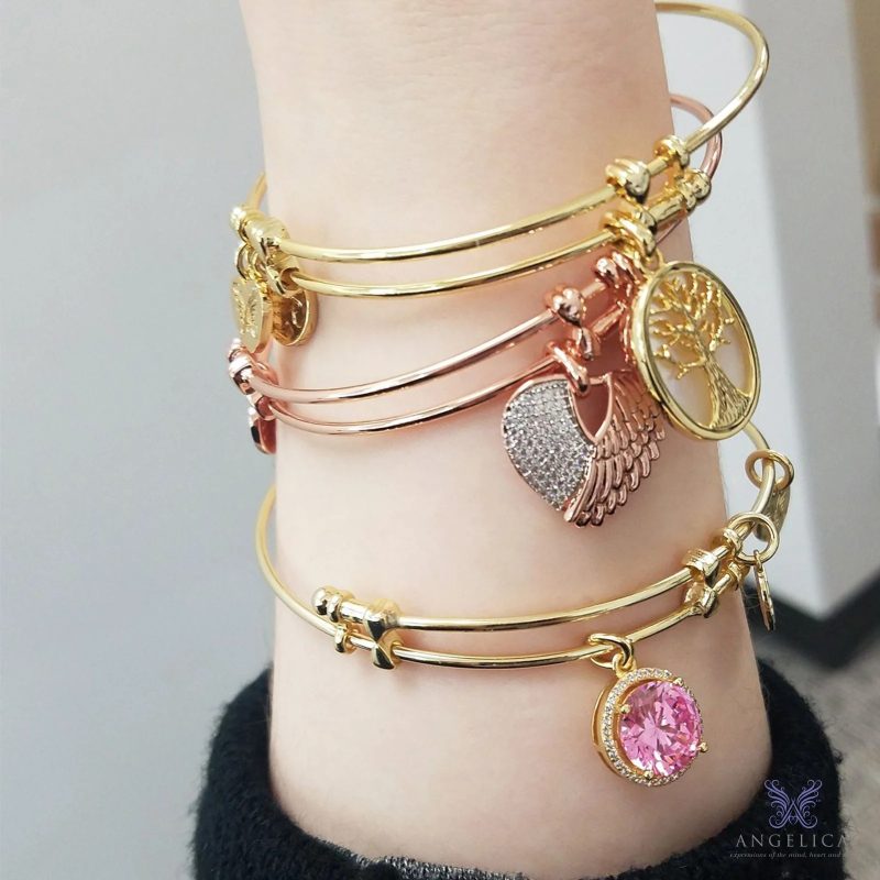 bangle bracelets with charms