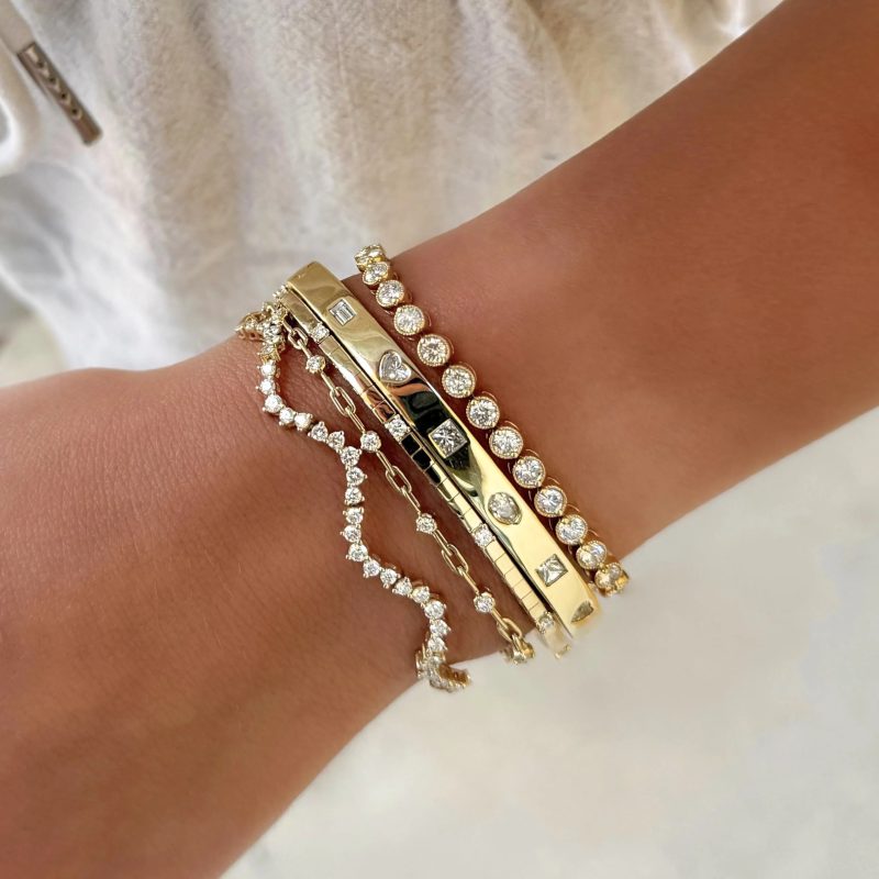 diamond bangle bracelets