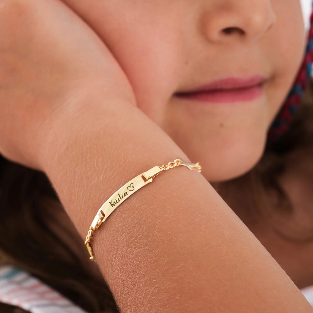 personalised baby bangle