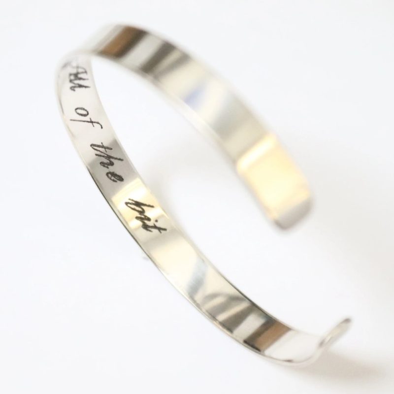 personalised bangle
