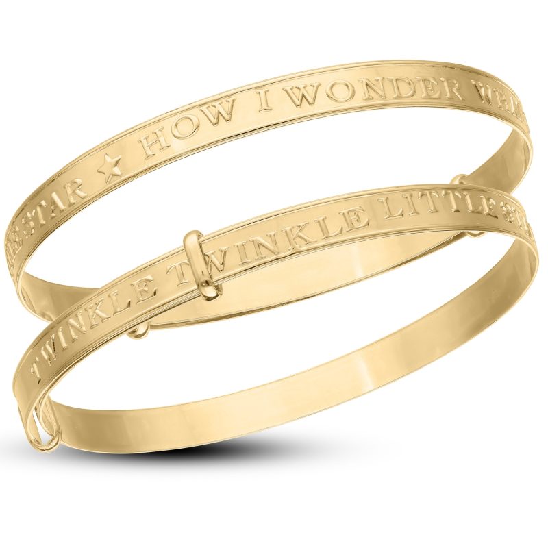 personalised baby bangle