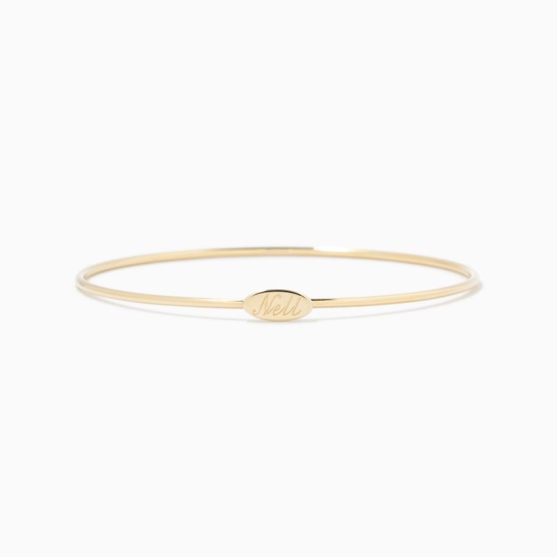 engraved bangle