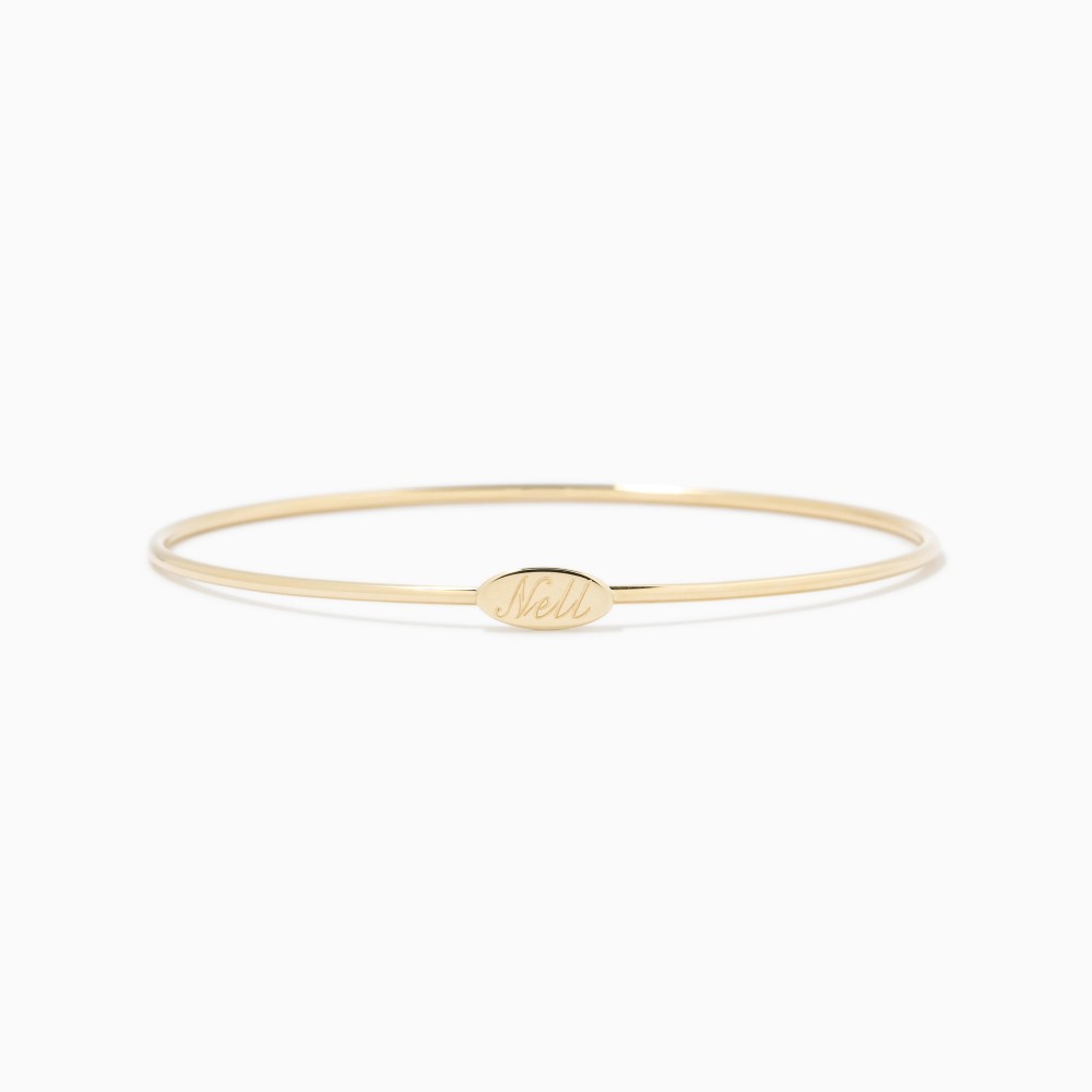 engraved bangle