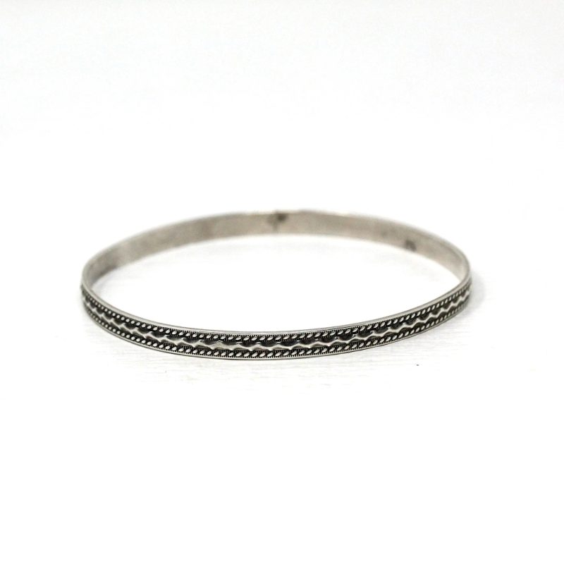 vintage sterling silver bangle bracelets