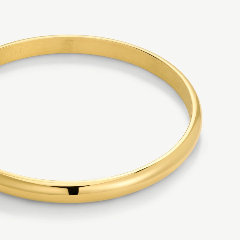 solid gold bangle
