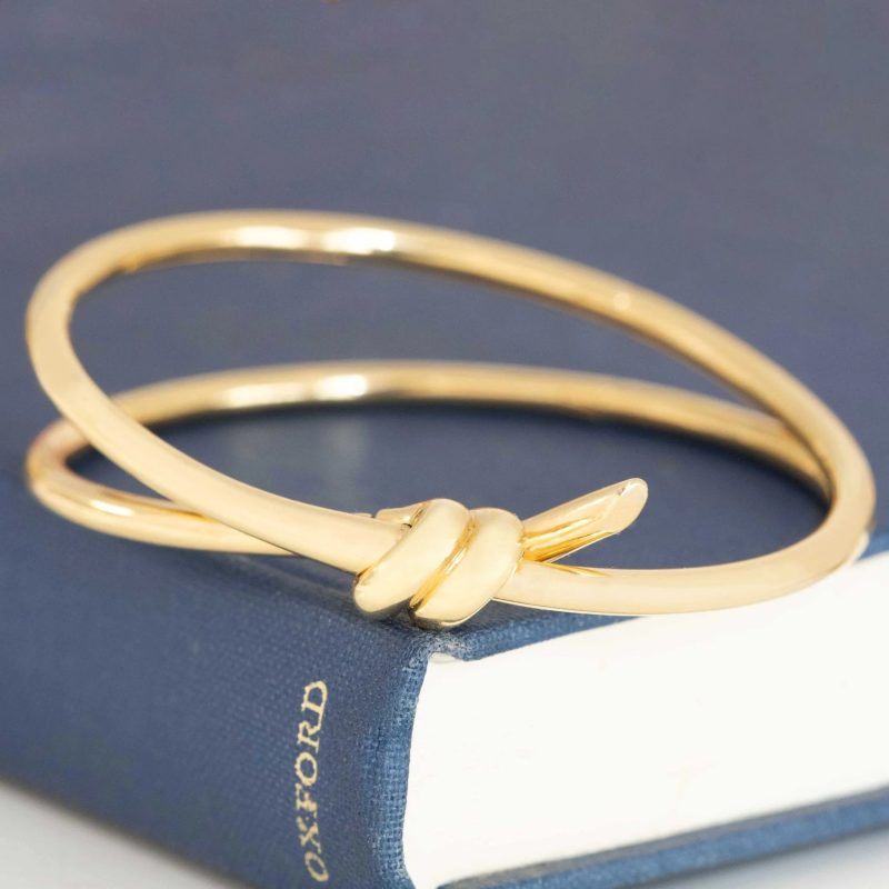 tiffany gold bangle bracelet