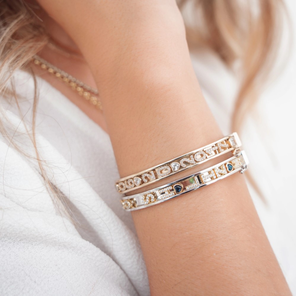 bangle bracelets with charms